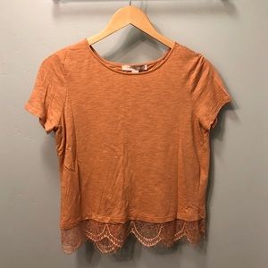 Forever21 open back lace top